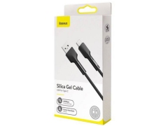 کابل شارژ سیلیکونی تایپ سی بیسوس Baseus Silica Gel Type-C Cable 1m