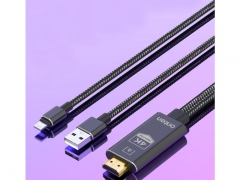 کابل مبدل لایتنینگ به اچ دی ام آی Onten OTN-7519 Lightning to HDMI Cable 1.8m