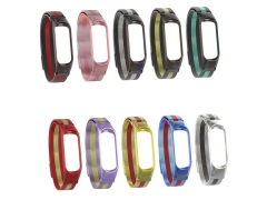 بند فلزی حصیری اسپرت دستبند سلامتی شیائومی می بند ۵ Xiaomi Mi Band 5 Sport Metal Magnetic Strap