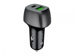 شارژر فندکی فست شارژ ماشین تایپ سی پرووان CX12