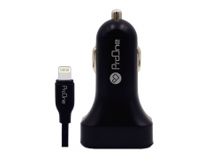شارژر فندکی فست شارژ ماشین با کابل لایتنینگ پرووان PCG15L