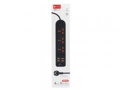 چند راهی و شارژر 3 سوکت و 4 یو اس بی پرووان ProOne SKT01 Power Strip