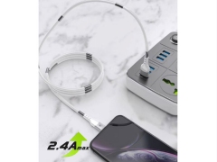 کابل شارژ و انتقال داده لایتنینگ باوین Bavin CB-196 Lightning Cable 1m