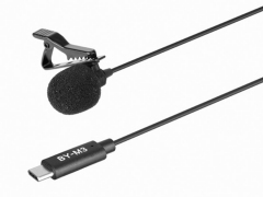 میکروفون تایپ سی بویا BOYA By-M3 Clip-on Omnidirectional Lavalier Microphone