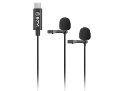 میکروفون تایپ سی بویا BOYA BY-M3D Digital Dual-Head Microphones