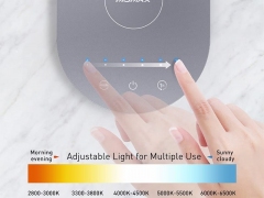 چراغ مطالعه و شارژر وایرلس Momax Q.LED Desk lamp & Wireless Charger 10W