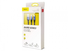 کابل دوسر شارژر سریع بیسوس BASEUS CAML-SU01 RAPID SERIES 2 IN 1 CABLE
