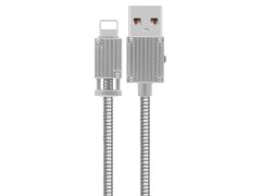 کابل شارژ و انتقال داده فلزی لایتنینگ باوین Bavin CB-111 Lightning Cable 1m