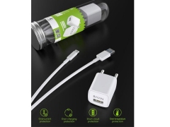 شارژر دیواری و کابل میکرو یو اس بی باوین Bavin PC399Y Micro USB Charger