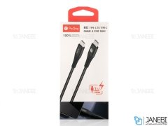 کابل شارژ سریع و انتقال داده تایپ سی به تایپ سی پرووان ProOne M12 Type-C to Type-C Cable 1M