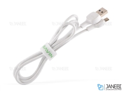 کابل شارژ و انتقال داده میکرو یو اس بی باوین Bavin CB-166 Micro USB Cable 1m