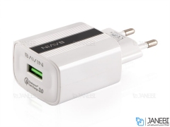 شارژر دیواری سریع و کابل لایتنینگ باوین Bavin PC315Y Lightning Charger