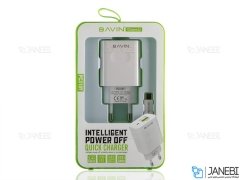 شارژر دیواری و کابل تایپ سی باوین Bavin PC318Y Type-C Charger