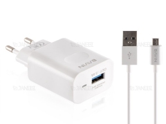 شارژر دیواری و کابل میکرو یو اس بی باوین Bavin PC318Y Micro USB Charger