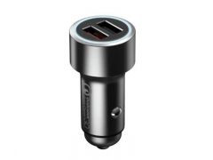 شارژر فندکی فست شارژ ماشین دو پورت شیائومی CC02