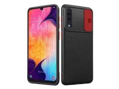 قاب محافظ با درپوش کشویی لنز سامسونگ Lens protector Case Samsung Galaxy A70/A70s