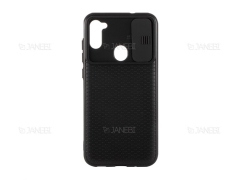 قاب محافظ با درپوش کشویی لنز سامسونگ Lens protector Case Samsung Galaxy A11