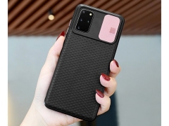قاب محافظ با درپوش کشویی لنز سامسونگ Lens protector Case Samsung Galaxy S20 Plus