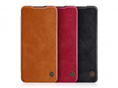 کیف چرمی نیلکین سامسونگ Nillkin Qin Leather Case Samsung Galaxy A12