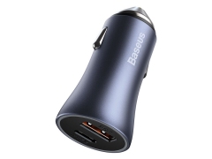 شارژر فندکی فست شارژ ماشین دو پورت بیسوس CCJD-0