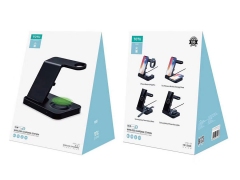 شارژر گوشی و ساعت هوشمند و ایرپاد توتو Totu CPBN-08 5in1 Wireless Charging Station
