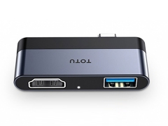 مبدل تایپ سی به اچ دی ام آی و یو اس بی توتو Totu FGCR-010 Linglong Type-C HDMI+USB3.0 Docking Station
