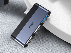 مبدل تایپ سی به یو اس بی توتو Totu FGCR-011 Linglong Type-C To USB2.0+USB3.0 Docking Station
