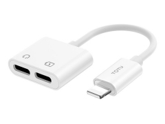 مبدل یک به دو لایتنینگ توتو Totu EAUC-19 Glory Lightning to Dual lightning Audio Converter