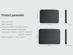 کیف لپ تاپ چند منظوره نیلکین Nillkin Commuter multifunctional laptop sleeve