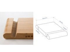 پایه نگهدارنده رومیزی گوشی مویایل و تبلت ایکیا IKEA 22516 Bamboo Holder for Mobile & Tablet