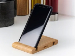 پایه نگهدارنده رومیزی گوشی مویایل و تبلت ایکیا IKEA 22516 Bamboo Holder for Mobile & Tablet