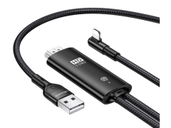کابل مبدل لایتنینگ به اچ دی ام آی یوسامز Usams U53 lightning to HDMI Cable 2m