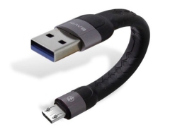 کابل شارژ میکرو یو اس بی کوتاه باوین Bavin CB-192M Micro USB Cable 12CM
