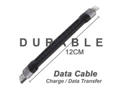 کابل شارژ لایتنینگ کوتاه باوین Bavin CB-192i Lightning Cable 12CM
