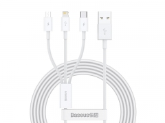 کابل شارژ سریع سه سر بیسوس Baseus Superior Fast Charging USB to M+L+C