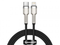 کابل لایتنینگ به تایپ سی بیسوس Baseus Cafule Metal Type-C to Lightning PD Cable 20W 1m