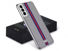 قاب محافظ طرح چرم سامسونگ GKK Leather Case Samsung S21 Plus