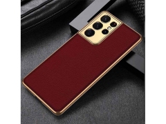 قاب محافظ طرح چرم سامسونگ GKK Mysterious Leather Case Samsung S21 Ultra