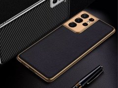 قاب محافظ طرح چرم سامسونگ GKK Mysterious Leather Case Samsung S21 Ultra