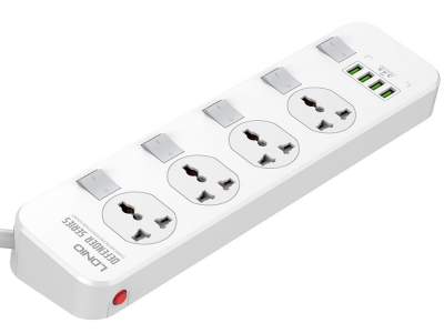 چند راهی 4 سوکت و 4 یو اس بی الدنیو Ldnio SC4408 Power Strip