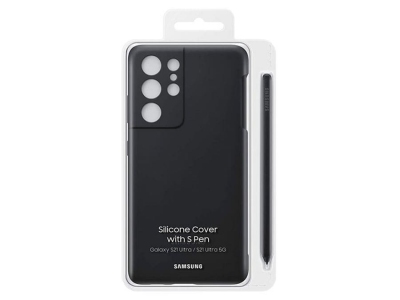 سیلیکون کاور اورجینال سامسونگ با قلم هوشمند Samsung Silicone Cover With S Pen S21 Ultra