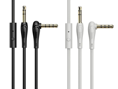 کابل صدا میکروفون دار هوکو Hoco UPA15 AUX With Mic Cable 1m