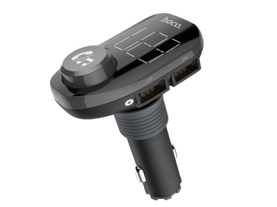 شارژر فندکی فست شارژ ماشین با قابلیت پخش موسیقی و تماس هوکو E45