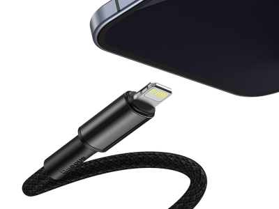 کابل شارژ و انتقال داده سریع تایپ سی به لایتنینگ بیسوس Baseus High Density Braided Type-C to iP PD 20W Cable 1m