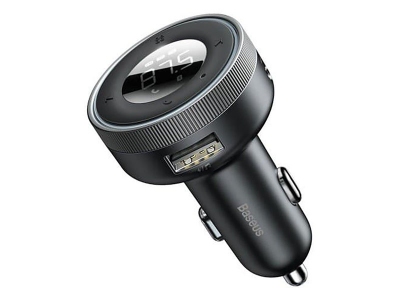 شارژر فندکی فست شارژ ماشین و گیرنده بلوتوثی بیسوس CCLH-01