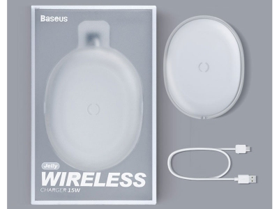 شارژر وایرلس بیسوس Baseus Jelly WXGD-01 Wireless Charger 15W