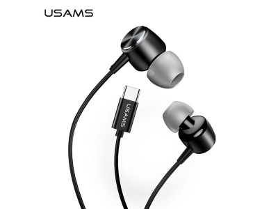 هندزفری با سیم تایپ سی یوسامز Usams EP-43 Type-C In-ear Metal Earphone