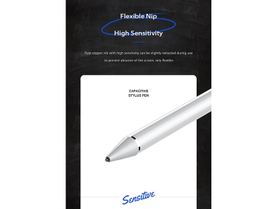 قلم لمسی شارژی یوسامز Usams US-ZB057 Active Touch Screen Capacitive Stylus Pen