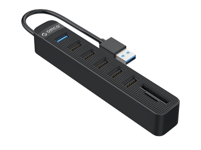 هاب 6 پورت و رم ریدر اوریکو ORICO TWU32-6AST 6-Port USB3.0 HUB with Card Reader