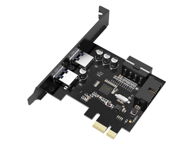 هاب دو پورت اینترنال USB 3.0 اوریکو ORICO PVU3-2O2I 2 Port USB3.0 PCI-E Expansion Card with 1*19 Pin Slot